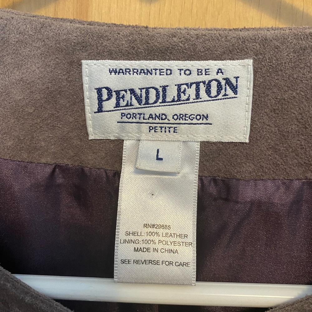 Vintage Pendleton Women’s Leather Jacket - image 3